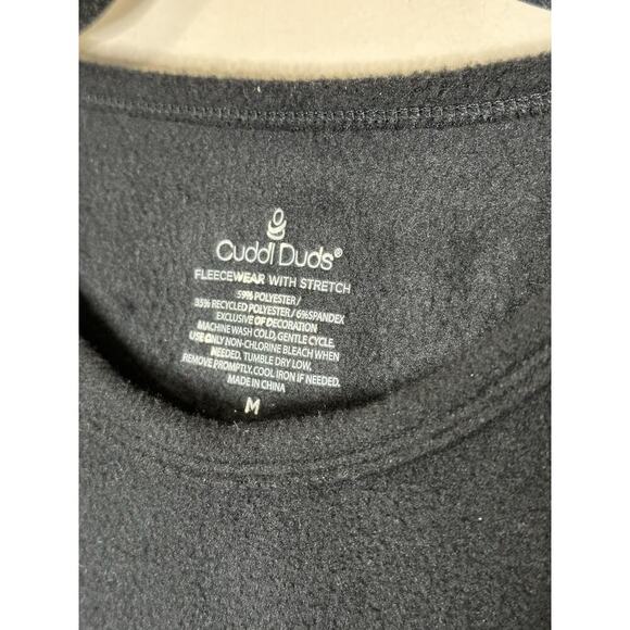 Cuddl Duds Fleecewear With Stretch LOT - Black And White Women’s Medium - Picture 7 of 11